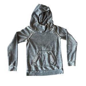 ROXY Hoodie Sweatshirt Grey Size Small
